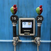 An den Displays sieht man, wo welches Bier lagert.