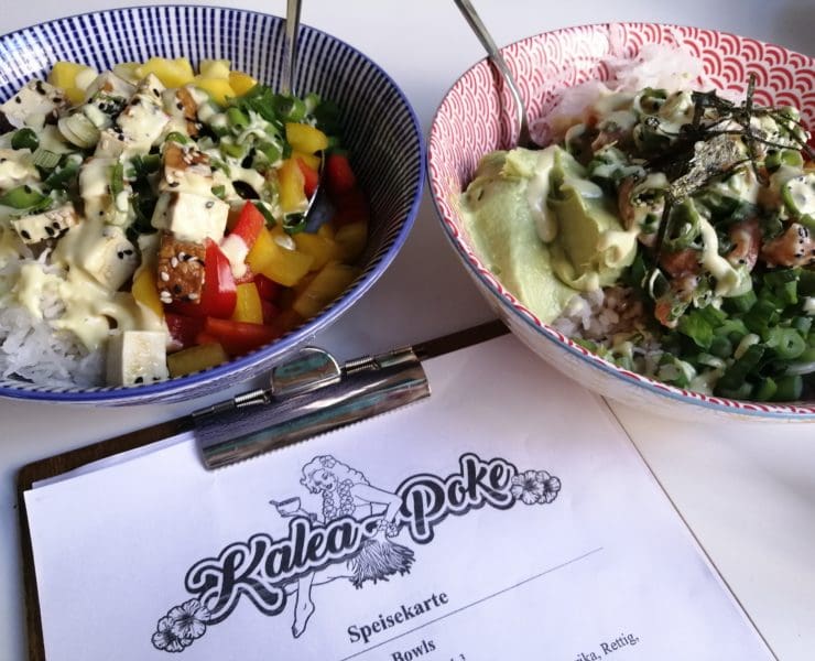 Beim Kalea Poke Corner hat mit die Auswahl zwischen individuellen oder standardisierten Bowls.