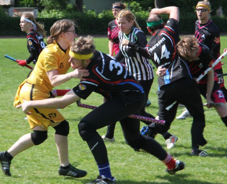 Quidditch verlangt den Spielern und Schiedsrichtern viel ab.