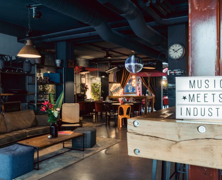 Hotel im Industrial Design. Music meets Industry.