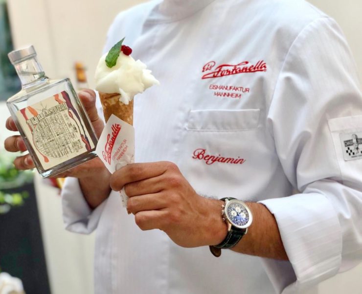 Gin und Eis in einem.