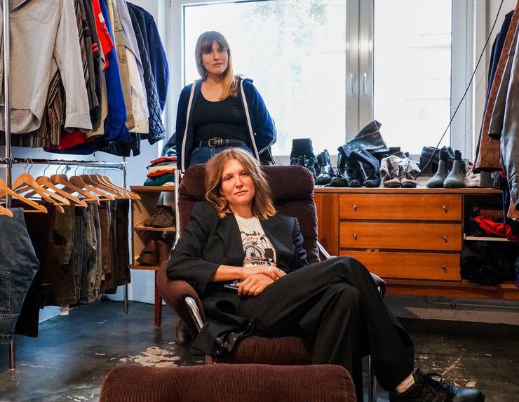 Alex und Celine in ihrem Laden in der Neckarstadt-West.