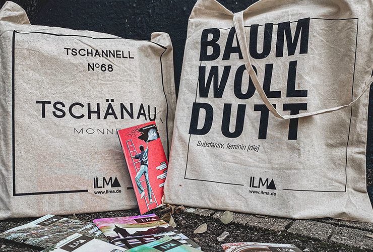 Die ILMA Taschen gibt es mit zwei Motiven.