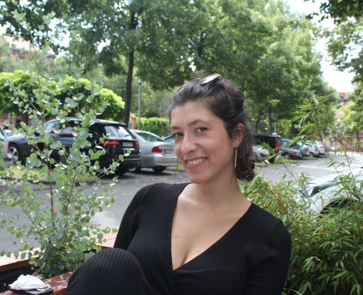 Mareike (Künstlername Ultramaryn) im Interview mit ILMA in der Neckarstadt.