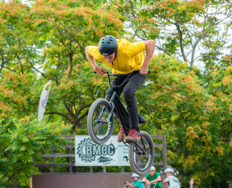 Beim BMCC, direkt neben dem Luisenpark, schlagen Biker Herzen höher.