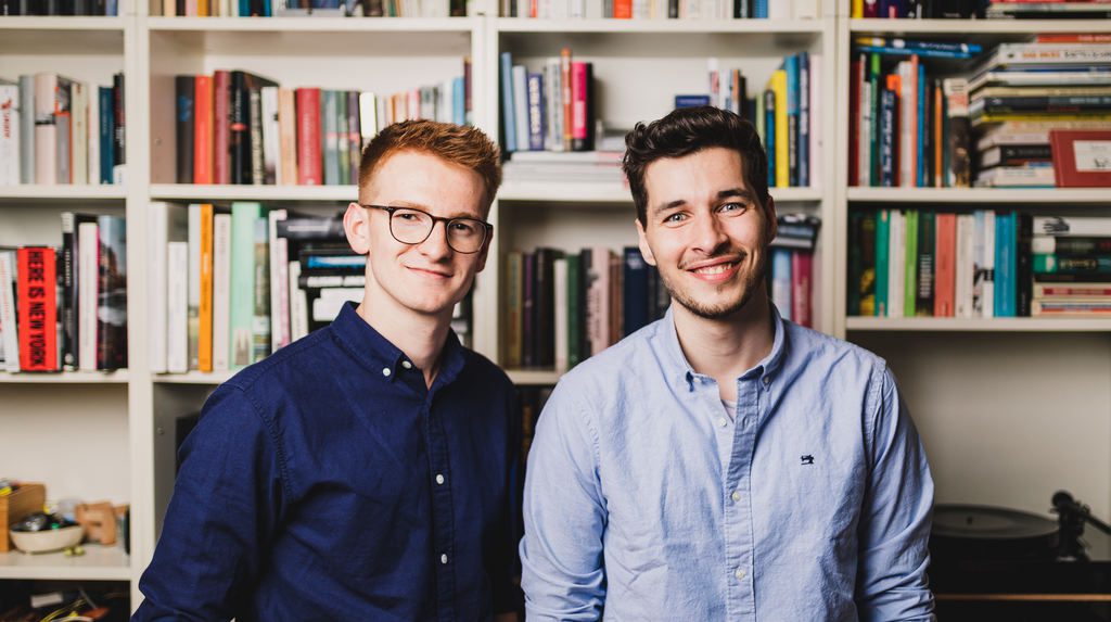 Die Gründer von hig&chic: Matthias Kühr und Tom Gärtner. © Julian Lösch