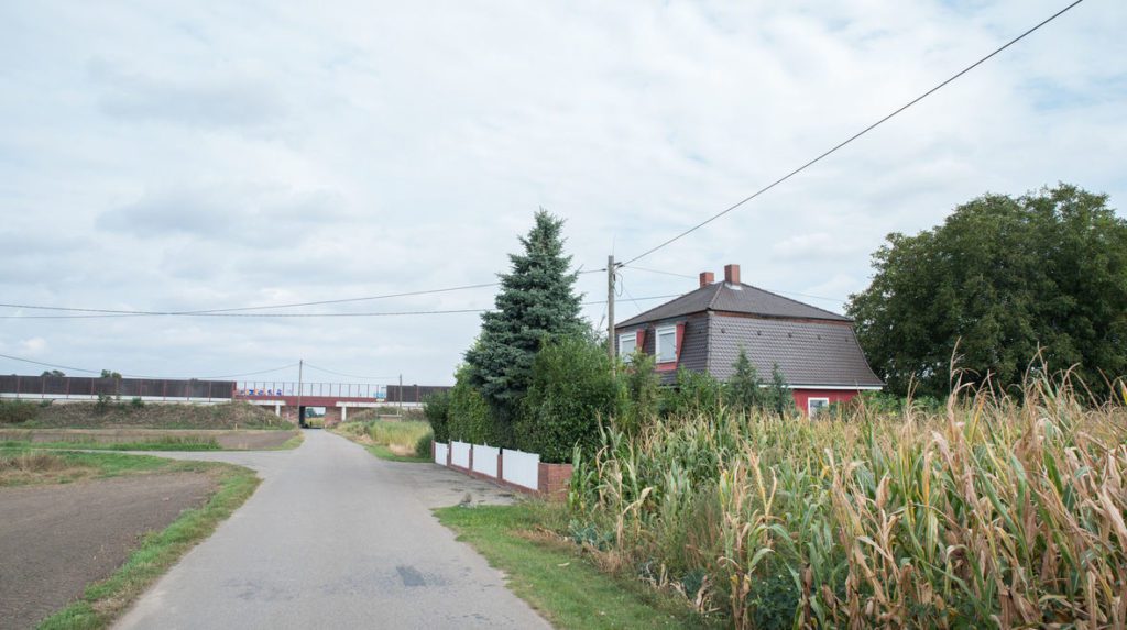 Die verlängerte Ausgasse in Richtung Kirschgartshausen. Ein Ruheort, der auch von der Landwirtschaft geprägt ist. Schon früher wurde hier Tabak angebaut. © Markus Mertens