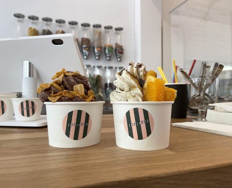 Eis Menü New York und Mykonos. © Vanessa Müller