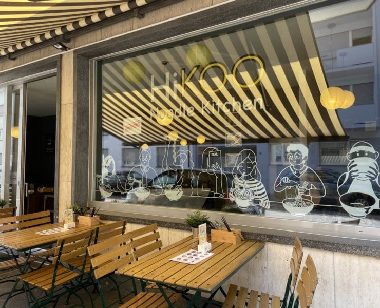 Das selbst gestaltete Fensterbild. © Vanessa Müller