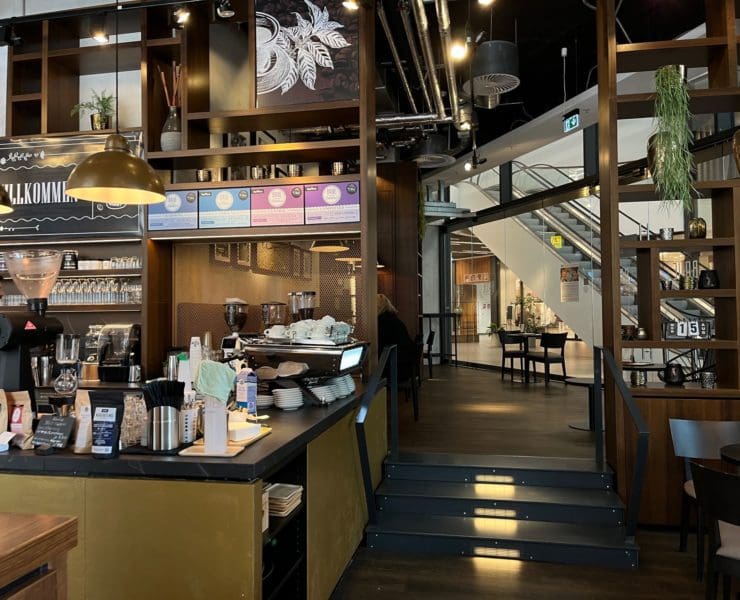 Das Café Brue Mitten in der Mannheimer Innenstadt. © Romy van Gysel