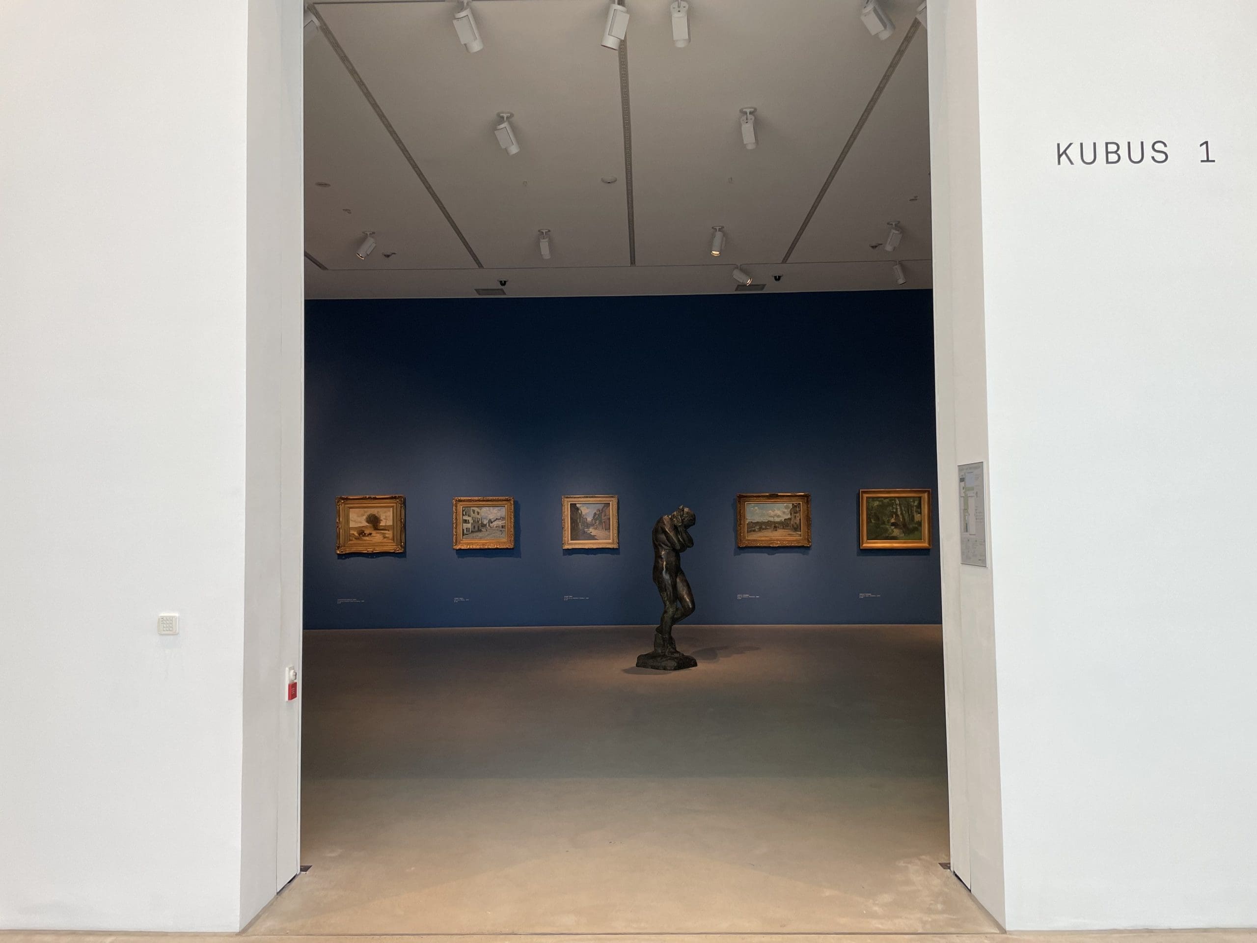 Blick in den Kubus 1 der Kunsthalle Mannheim. © Vanessa Müller