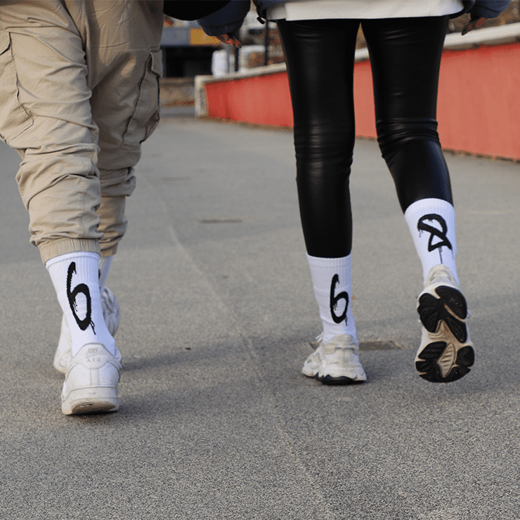 ilma-merchandise-stadtstrumpf-68-socken Die ILMA Stadtstrümpfe "68". © Jessica Krug