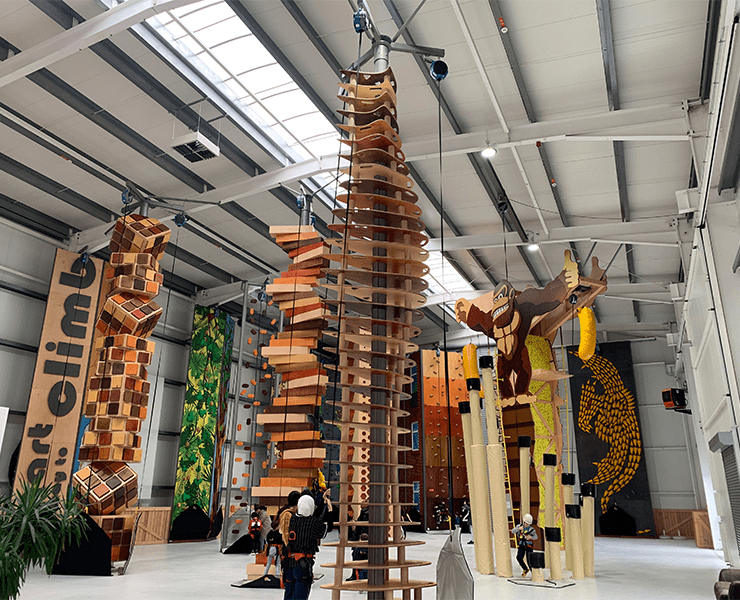 Das Smart Climb Mannheim bietet Kletterspaß für Klein und Groß. © Laura Schröder