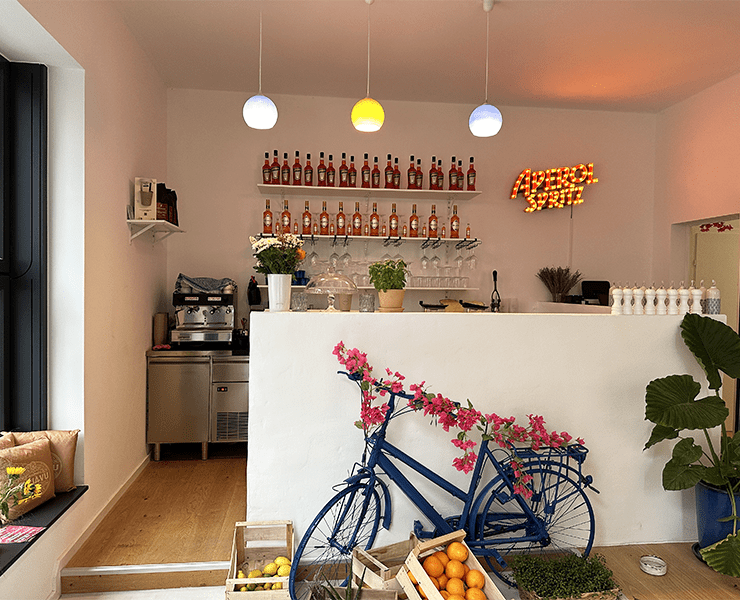 Das TiPu in der Mannheimer-Neckarstadt verwöhnt mit veganen Speisen und leckeren Spritz. © Vanessa Müller