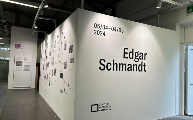 Die Künstlernachlässe Mannheim präsentieren noch bis 4. Mai Kunstwerke von Edgar Schmandt. © Nancy Jäger