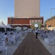 Strandfeeling in der Stadt bei der Neon Beach Bar in Mannheim. © Jana Hartmann