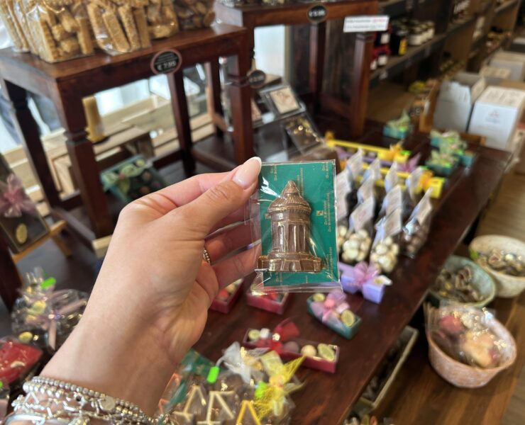 Der Mannheimer Wasserturm aus Schokolade. © Vanessa Müller